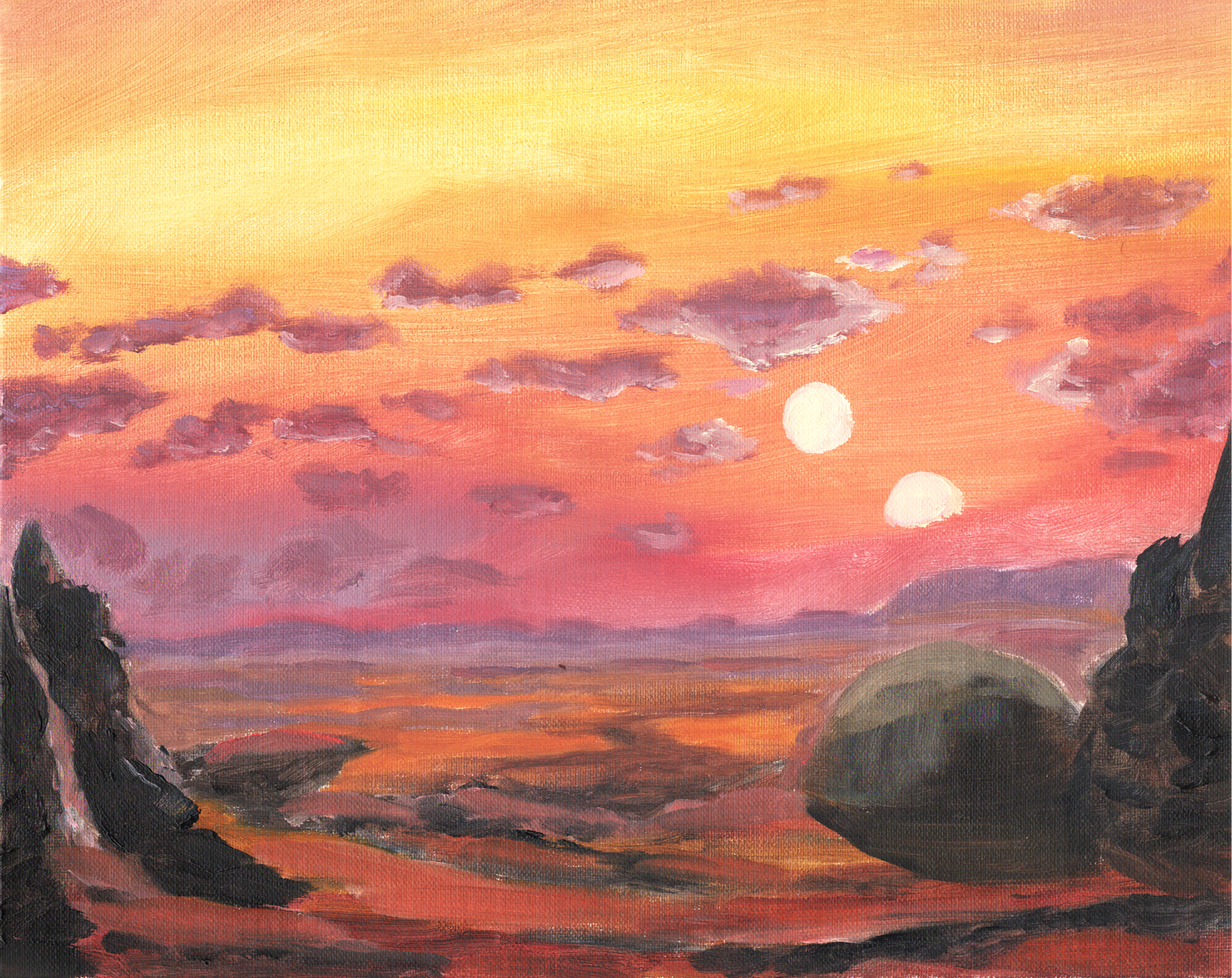 Desert Suns Limited Edition Giclee Print - 1 of 5